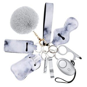 10 PCS Personal Safety Alarm Keychain Set