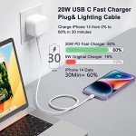 20W USB-C Fast Charger with 1M Cable for iPhone