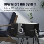 Compact Micro Hi-Fi Stereo System with Bluetooth & CD