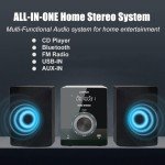 Compact Micro Hi-Fi Stereo System with Bluetooth & CD