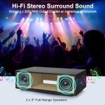 Retro HiFi Stereo System with Bluetooth & DVD Player