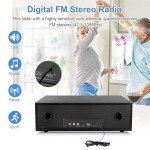Retro HiFi Stereo System with Bluetooth & DVD Player