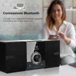 Compact Micro Hi-Fi Stereo System with Bluetooth & CD