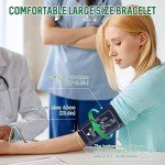 KKmier Upper Arm Blood Pressure Monitor with LCD Display