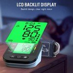 KKmier Upper Arm Blood Pressure Monitor with LCD Display
