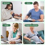 KKmier Upper Arm Blood Pressure Monitor with LCD Display