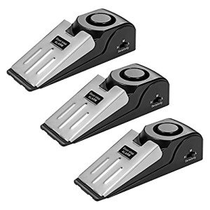3-Pack Door Stop Alarm with Adjustable Sensitivity