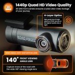 Road Angel Halo 2K Dash Cam with Night Vision