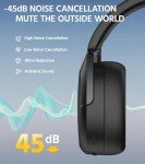 Edifier W830NB Wireless Over Ear Headphones - Black