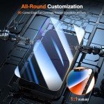 LK Tempered Glass Screen Protectors for iPhone 13/14