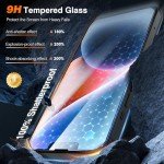 LK Tempered Glass Screen Protectors for iPhone 13/14