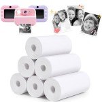 Kids Instant Print Camera Photo Paper Refills, 6 Rolls