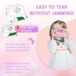 Kids Instant Print Camera Photo Paper Refills, 6 Rolls