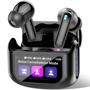 Wireless Earbuds with Touch Control & Noise Cancelling