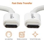 USB-C Fast Charger Cable for Apple & Samsung