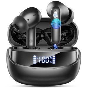 Bluetooth 5.4 Wireless Earbuds with Noise Canceling