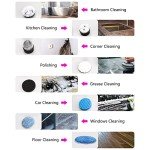 Cordless Electric Spin Scrubber with 8 Brush Heads