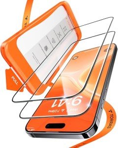 TORRAS Tempered Glass Screen Protector for iPhone 15