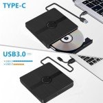 Portable Type-C USB DVD CD Drive Writer