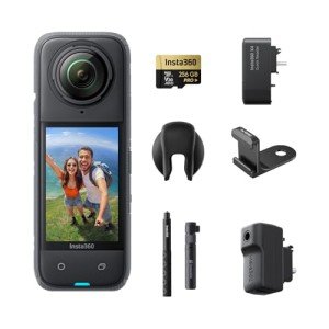 Insta360 X4 8K Waterproof 360 Action Camera Bundle