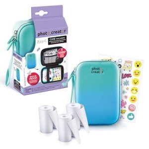 Teal Instant Camera Case for Easy Photography