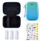 Teal Instant Camera Case for Easy Photography