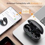 Wireless Bone Conduction Headphones with Charging Case