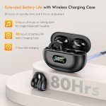 Wireless Bone Conduction Headphones with Charging Case