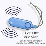 LightUpU Rechargeable Panic Alarm & Torch - Blue