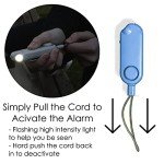 LightUpU Rechargeable Panic Alarm & Torch - Blue