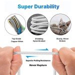 Extra Long MFi Certified iPhone Charger Cable 2-Pack