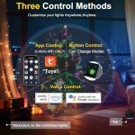 YOSION Smart 300 RGB LED Christmas String Lights