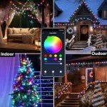 YOSION Smart 300 RGB LED Christmas String Lights