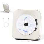 Bluetooth Portable CD Player with Speakers and USB