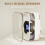 Bluetooth Portable CD Player with Speakers and USB
