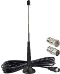 Bingfu Telescopic FM Radio Antenna with Magnetic Base
