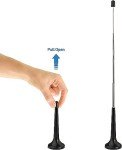 Bingfu Telescopic FM Radio Antenna with Magnetic Base