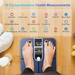 Smart Body Fat Scale with Dual Displays and 16 Data Points