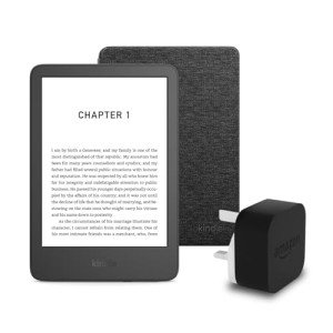 Kindle 2024 - 16 GB, Cover & Power Adapter