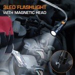 2PC Magnetic Pick Up Tool with LED Lights