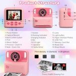 Instant Print Camera for Kids - Perfect Gifts