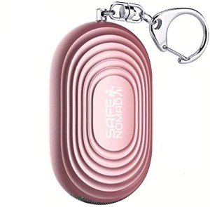 Personal Safety Alarm with LED Flashlight - Rose Gold
