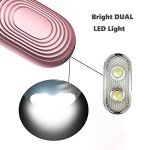 Personal Safety Alarm with LED Flashlight - Rose Gold