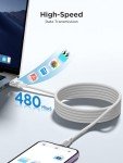Aioneus 2M MFi Certified Fast Charging iPhone Cable