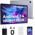 10-Inch Android 14 Tablet with 10GB RAM