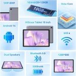 10-Inch Android 14 Tablet with 10GB RAM