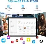 10-Inch Android 14 Tablet with 10GB RAM