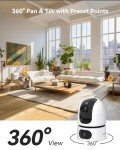 Imou Dual-Lens 2K Indoor Security Camera 360°