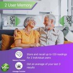 Automatic Upper Arm Blood Pressure Monitor with Memory