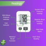 Automatic Upper Arm Blood Pressure Monitor with Memory